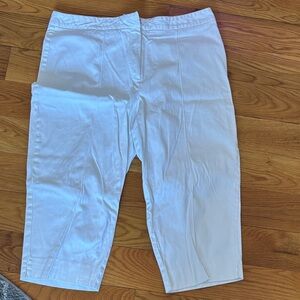 Elegant White Capri Pants
